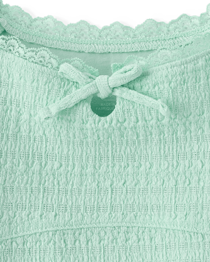 Girls Textured Knit Top