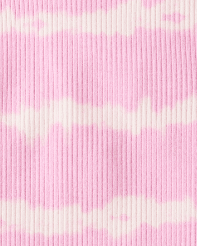 Girls Tie Dye Ribbed Tank Top