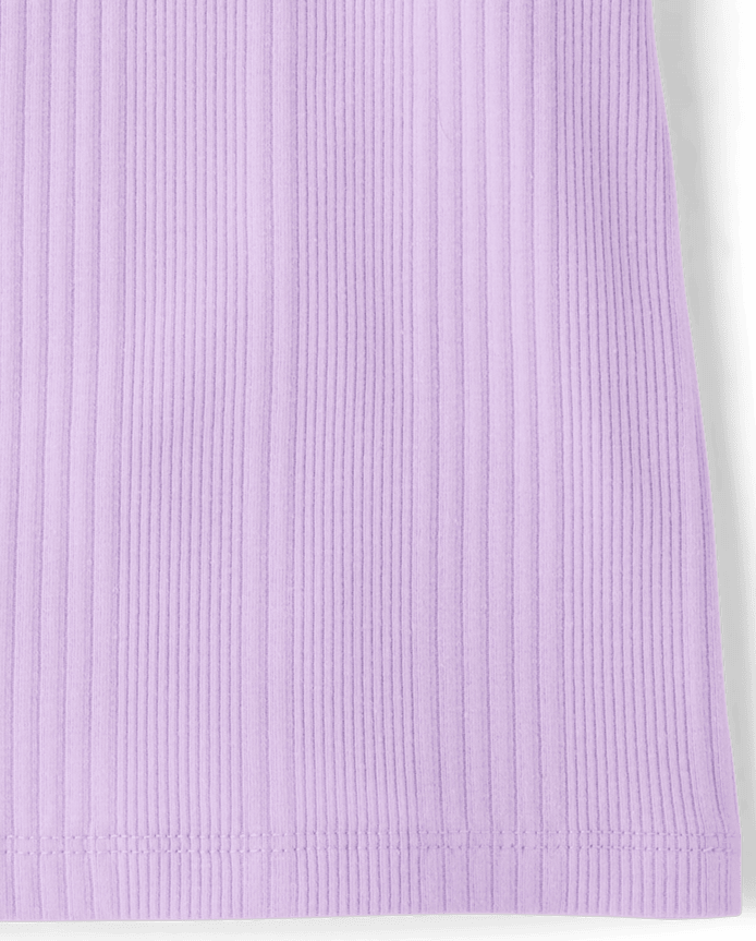 Girls Graphic Ribbed Tank Top