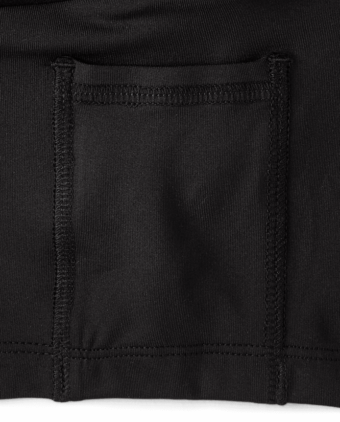 Girls Quick Dry High Rise Textured Ribbed Skort