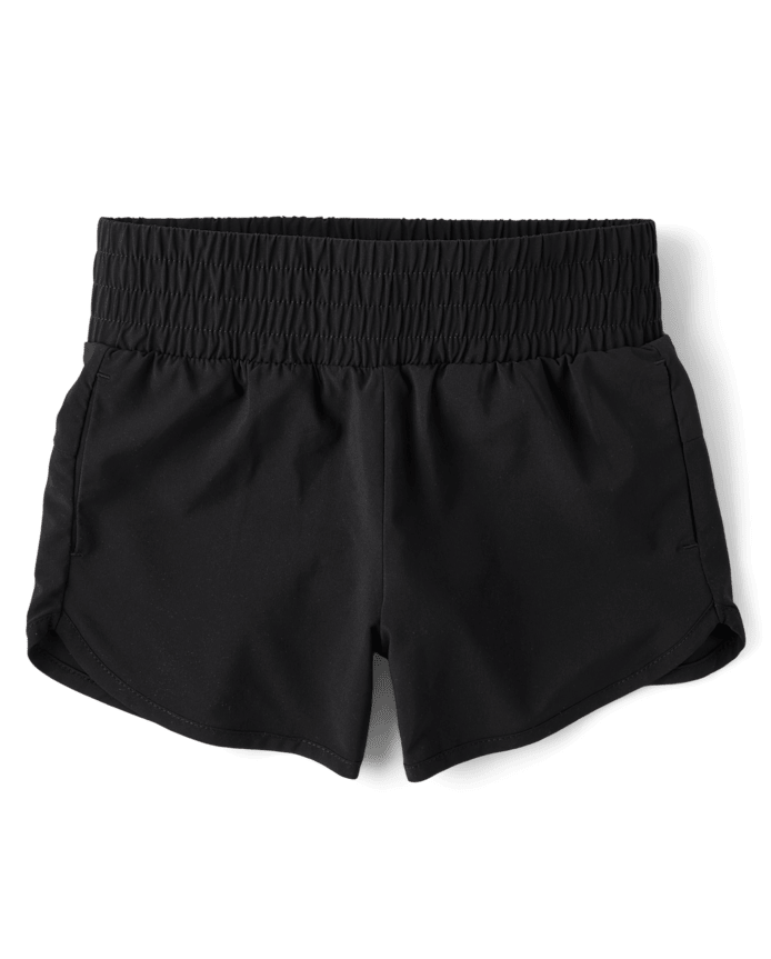 Girls Quick Dry Lined Dolphin Shorts