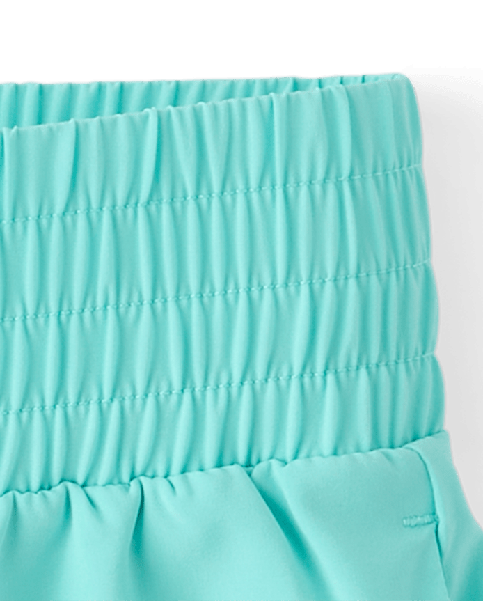 Girls Quick Dry Lined Dolphin Shorts