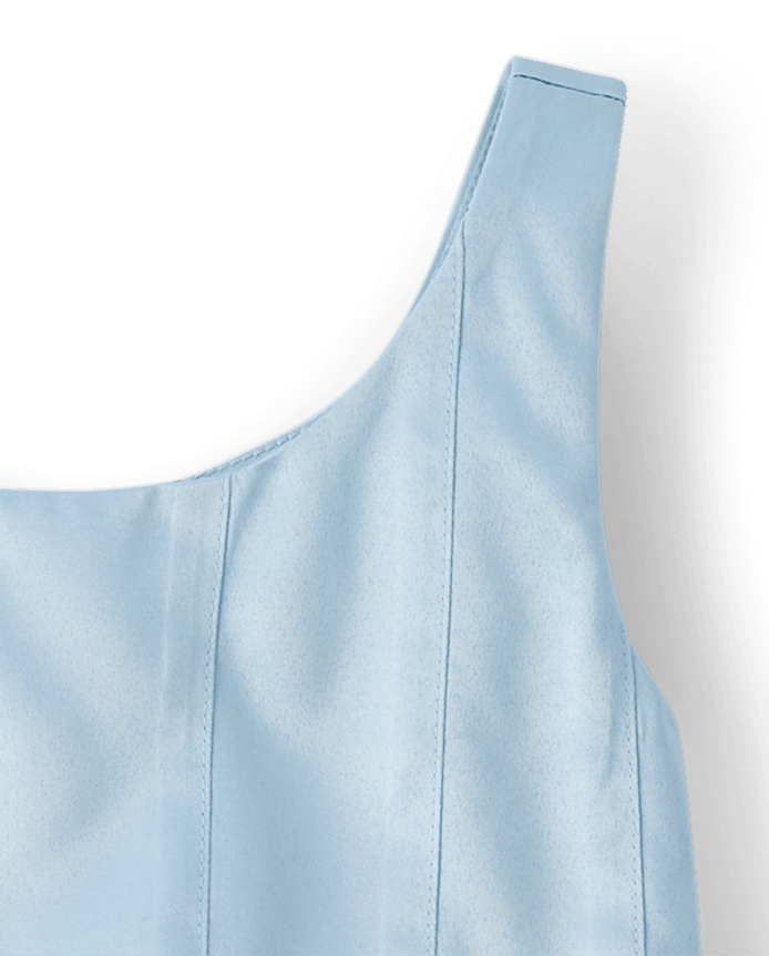 Girls Satin Bubble Dress