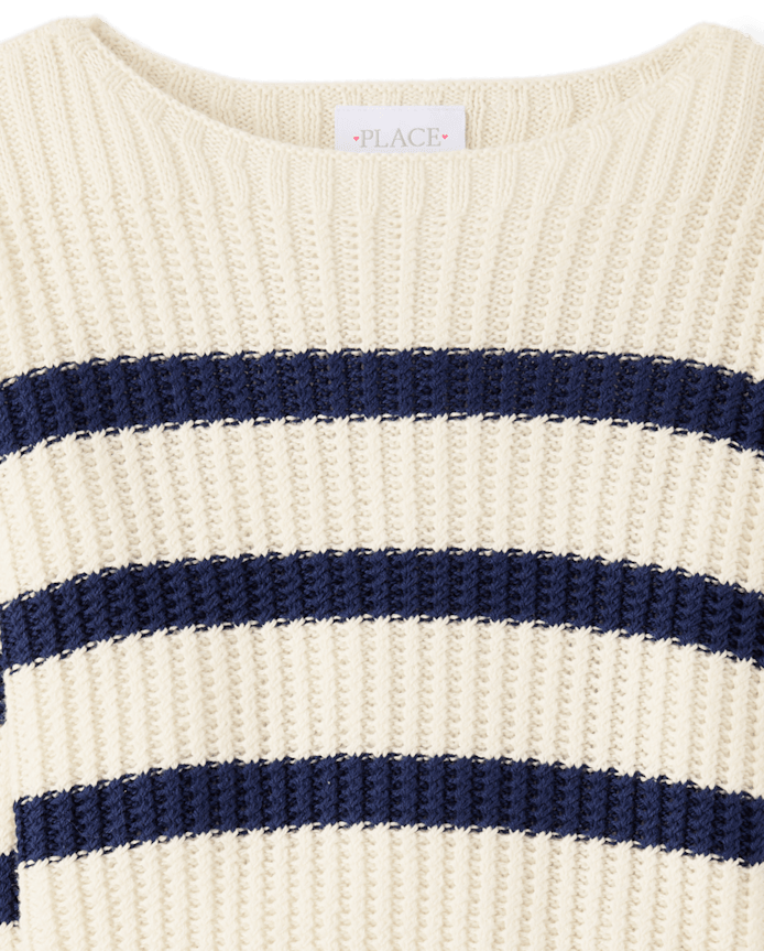 Girls Striped Sweater