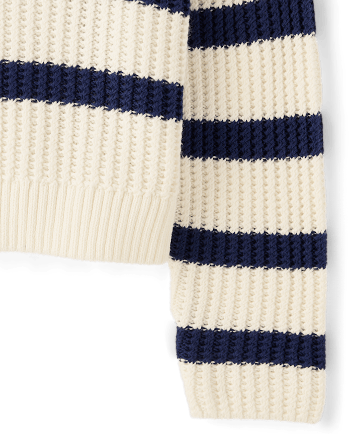 Girls Striped Sweater