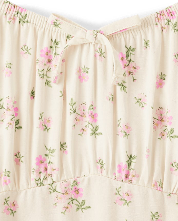 Girls Mommy And Me Floral Corset Dress