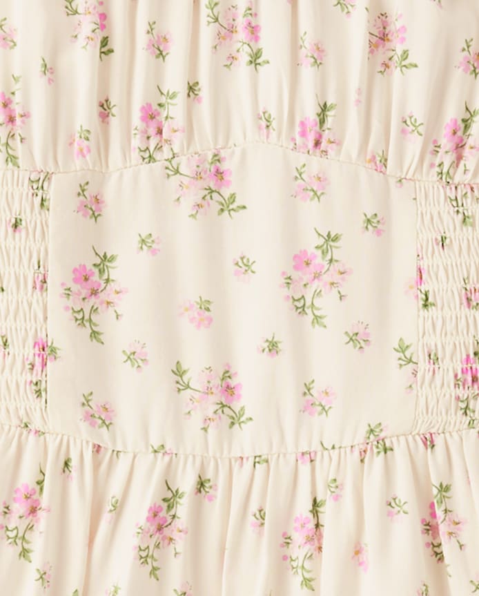 Girls Mommy And Me Floral Corset Dress