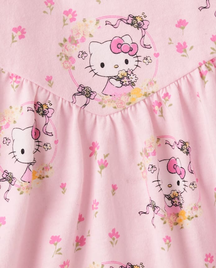Girls Hello Kitty® Print Drop Waist Dress