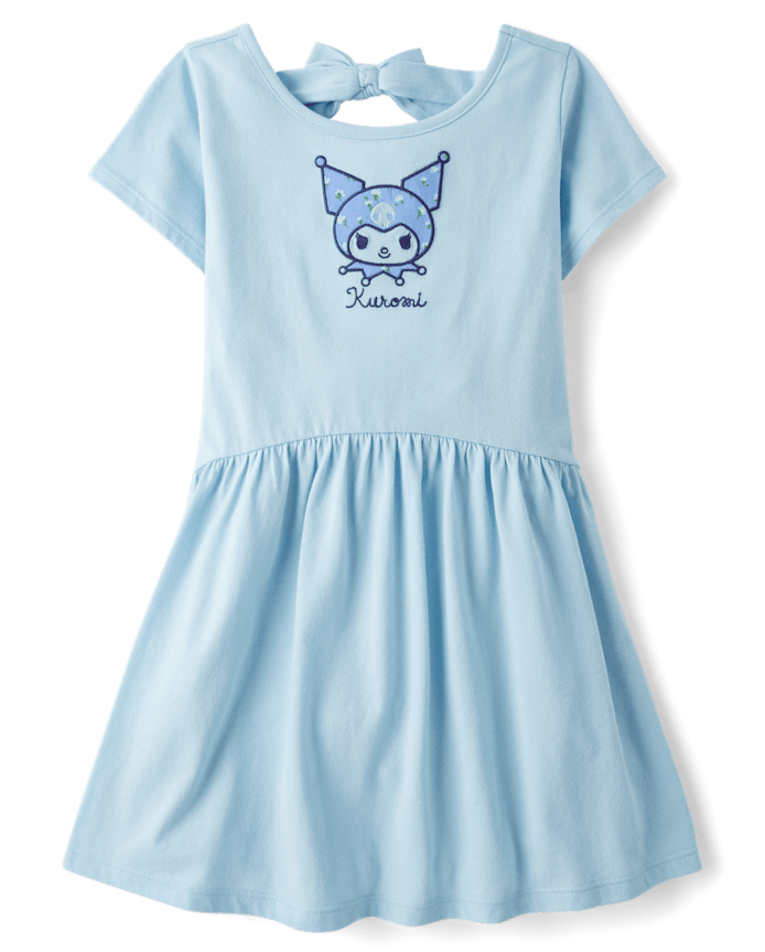 Girls Hello Kitty® And Friends Applique Bow Back Dress