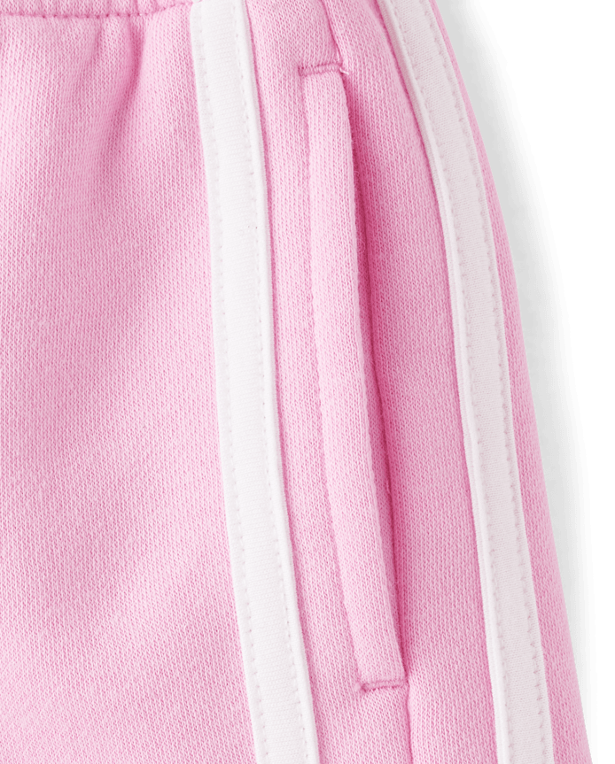 Girls Hello Kitty® Side Stripe Bow Premium Fleece Shorts
