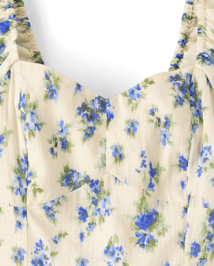 Womens Mommy And Me Floral Textured Mini Bubble Dress