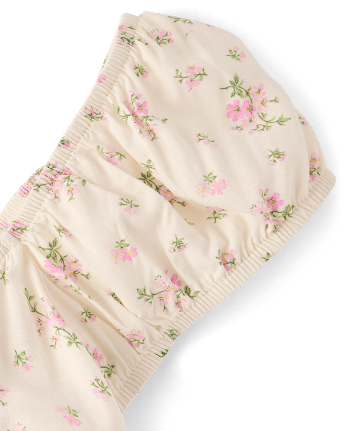 Womens Mommy And Me Floral Ruffle Dress