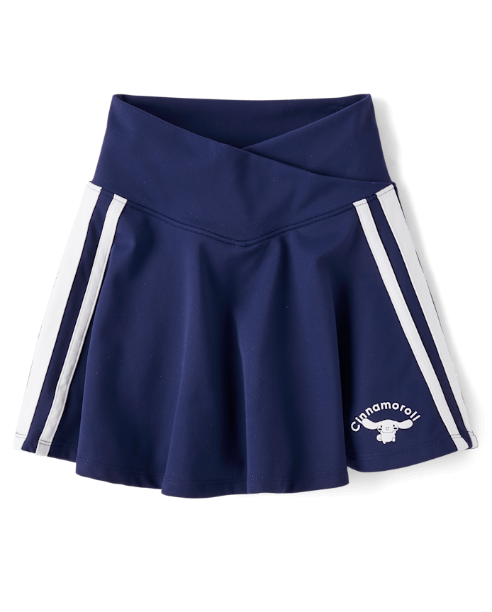 Girls Hello Kitty® Quick Dry Side Stripe Crossover Skort