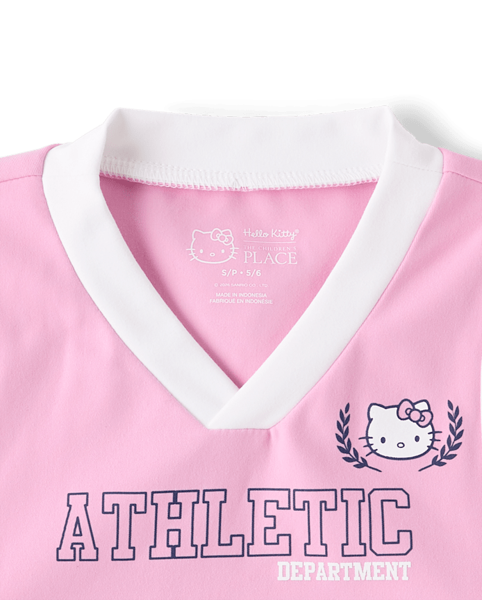 Girls Hello Kitty® Quick Dry Contrast Tank Top