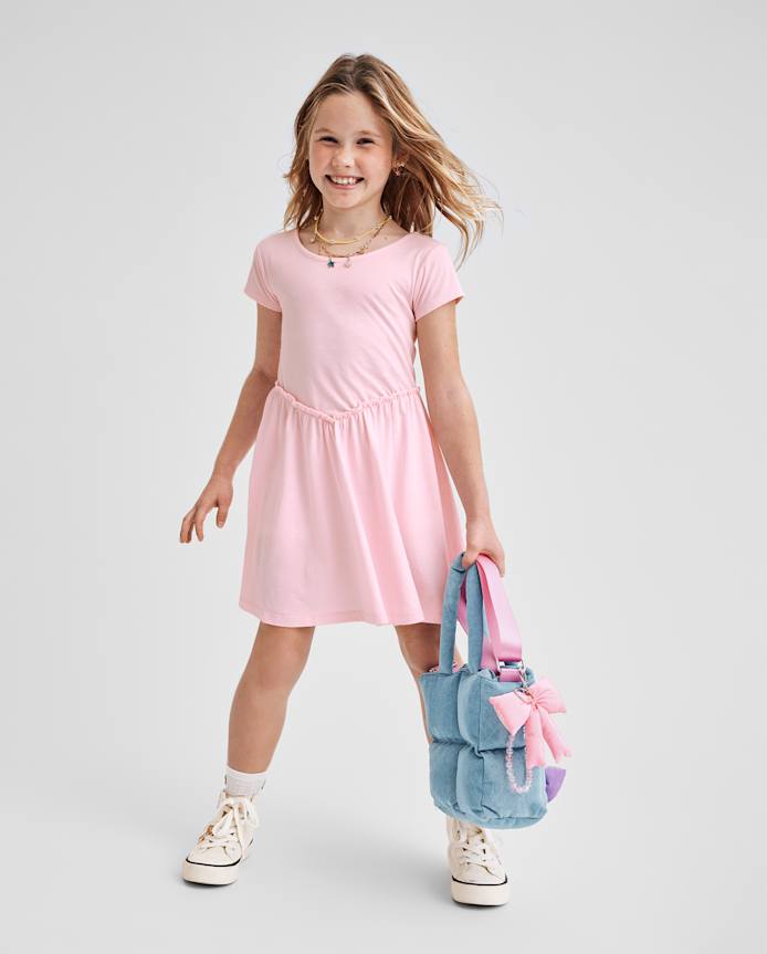 Girls Icon Plush Tote Bag