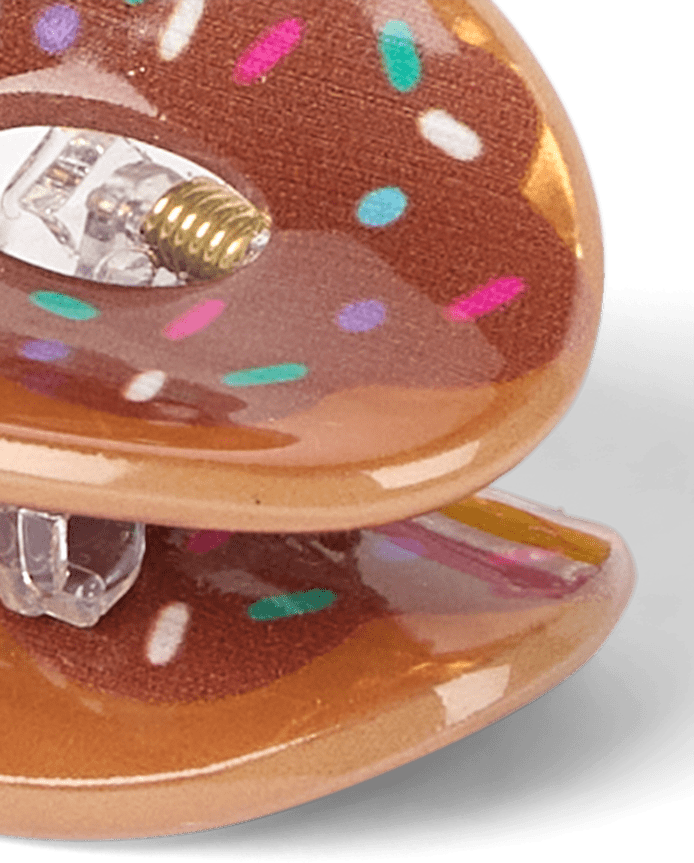 Girls Dessert Claw Clip 4-Pack