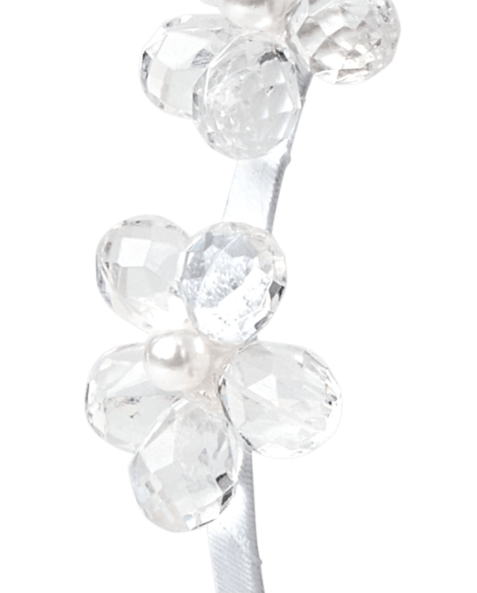 Girls Beaded Floral Headband