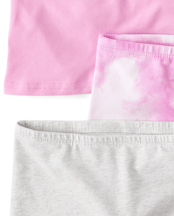 Girls Tie Dye Girl Short Underwear 7-Pack