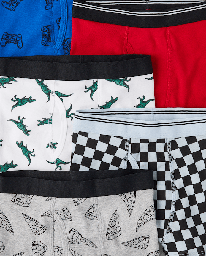 Boys Gamer Boxer Brief Underwear 5-Pack