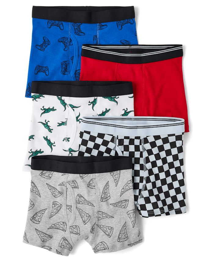 Boys Gamer Boxer Brief Underwear 5-Pack