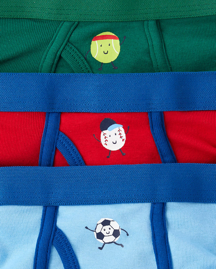 Toddler Boys Sports Brief Underwear 7-Pack