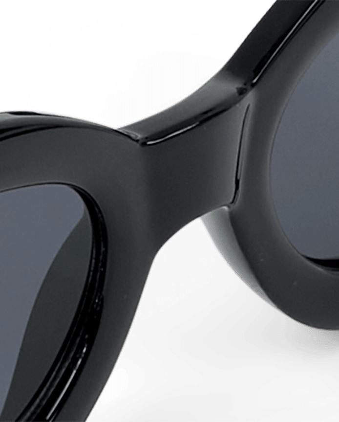 Girls Rhinestone Oval Sunglasses