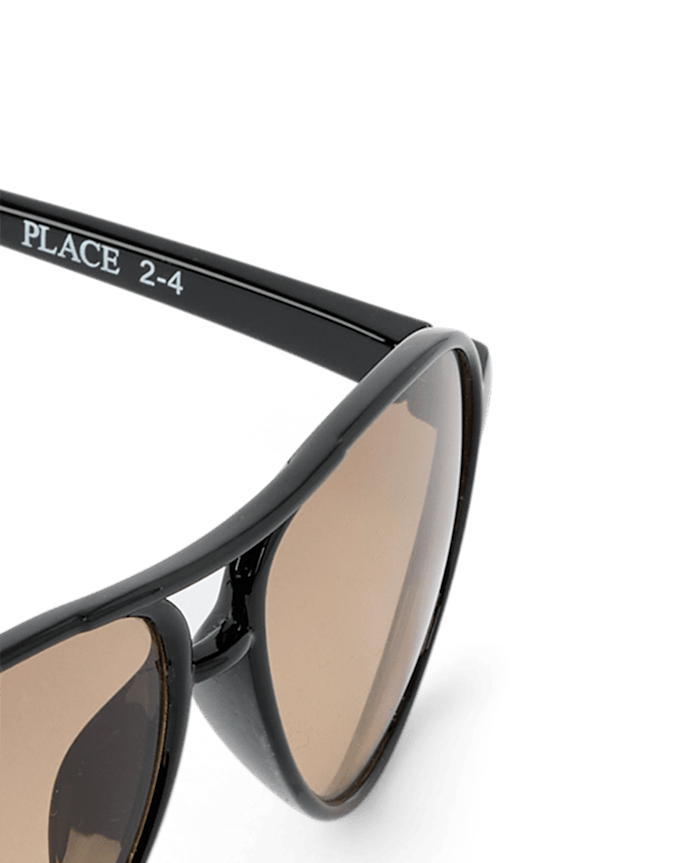 Toddler Boys Double Bar Aviator Sunglasses