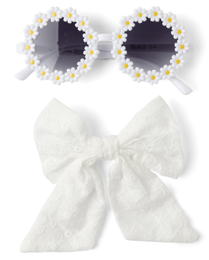 Toddler Girls Floral 2-Piece Accessory Set