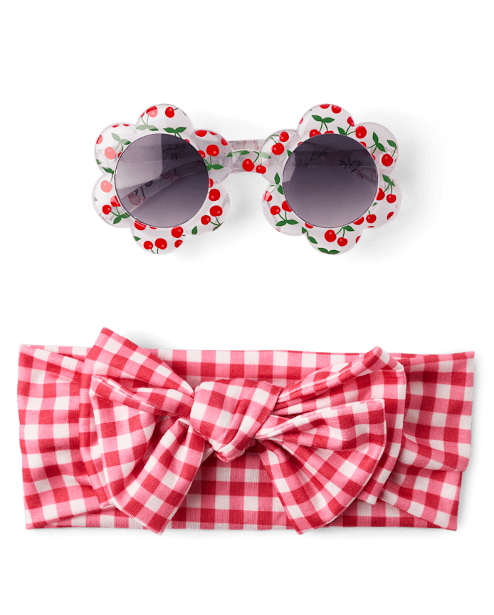 Baby Girls Floral 2-Piece Accessory Set