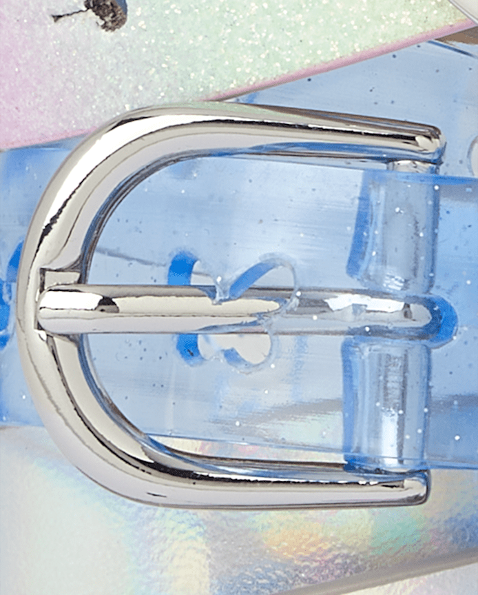 Girls Glitter Heart Belt 3-Pack