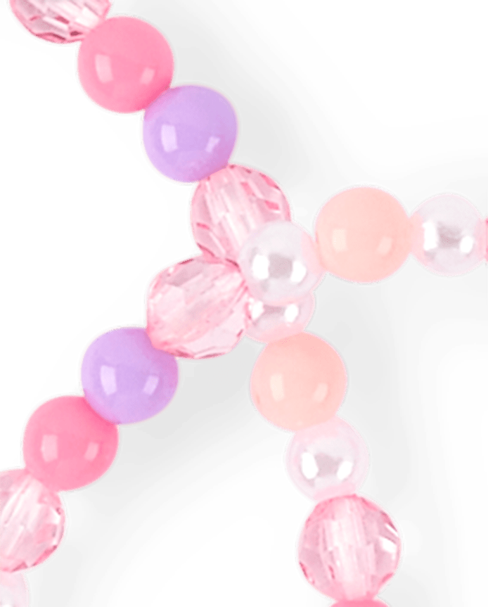 Girls Beaded BFF 4-Piece Jewelry Set