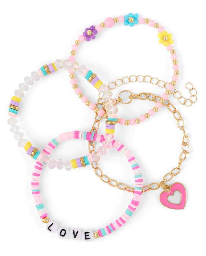 Girls Love Bracelet 4-Pack