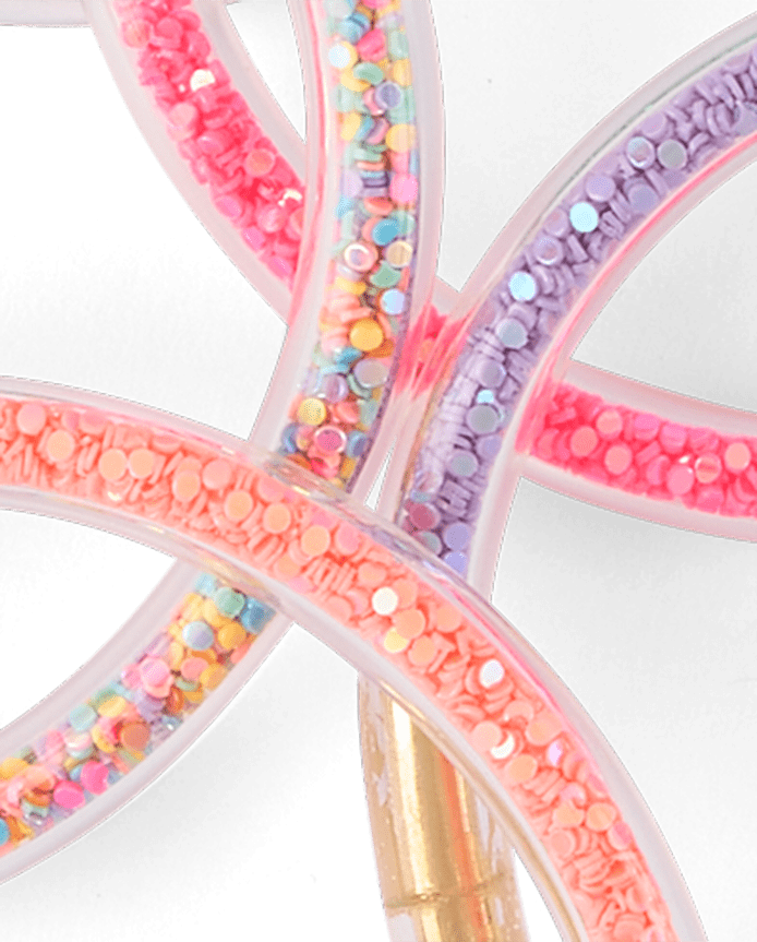 Girls Glitter Bangle 6-Pack