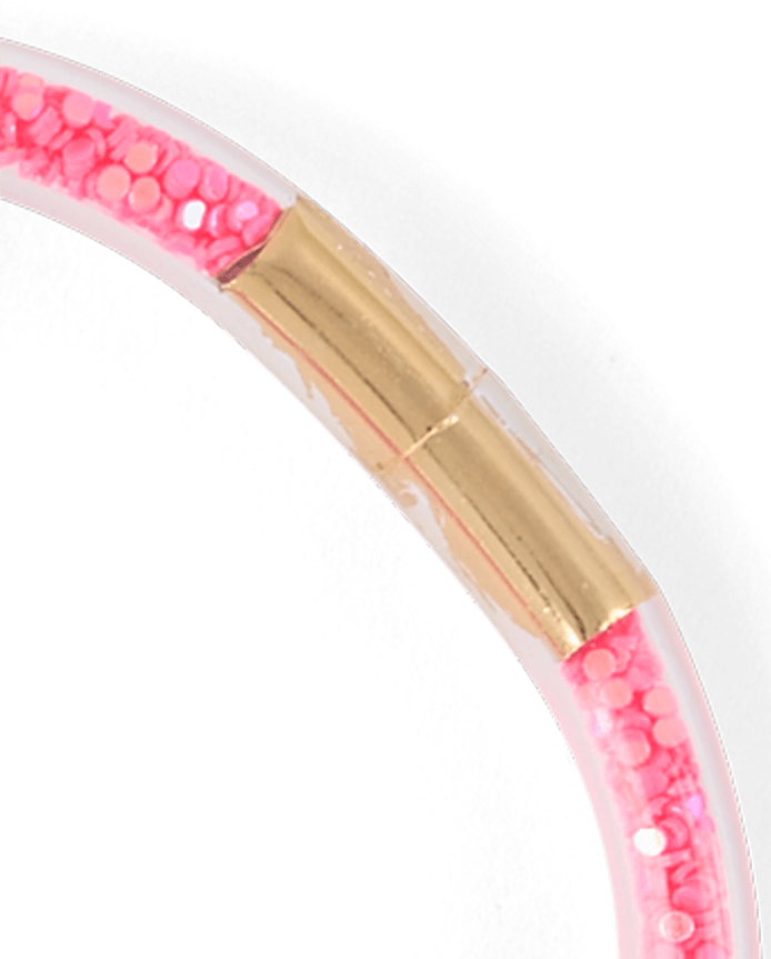 Girls Glitter Bangle 6-Pack