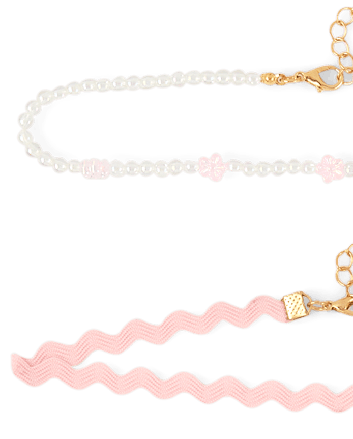 Girls Butterfly Choker Necklace 7-Pack