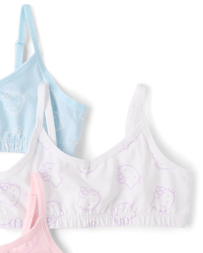 Girls Hello Kitty® Bralette 3-Pack