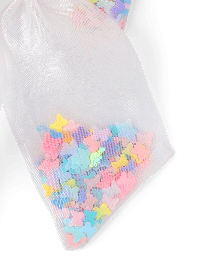 Girls Shakey Bow Hair Clip 2-Pack