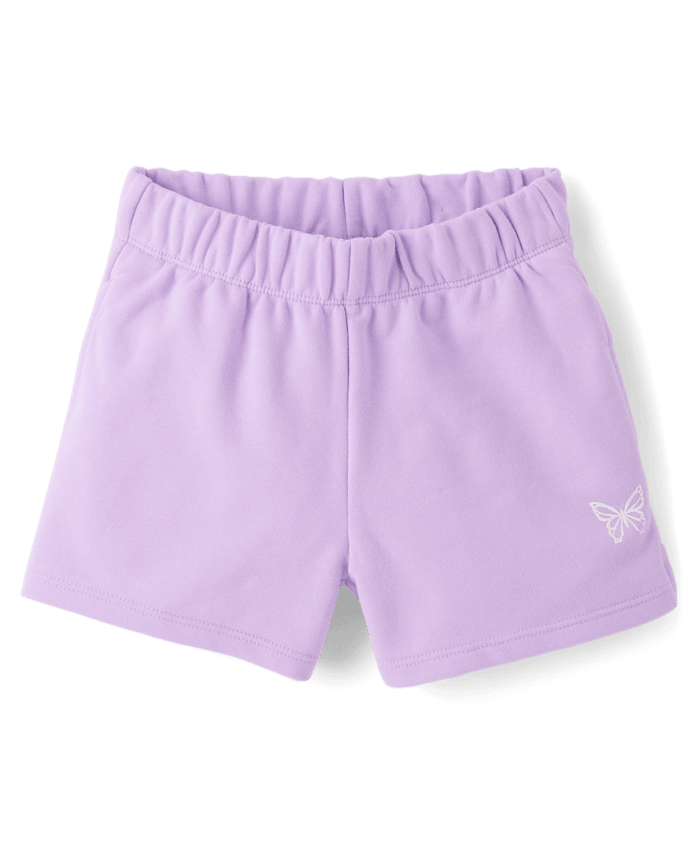 Girls Graphic French Terry Shorts