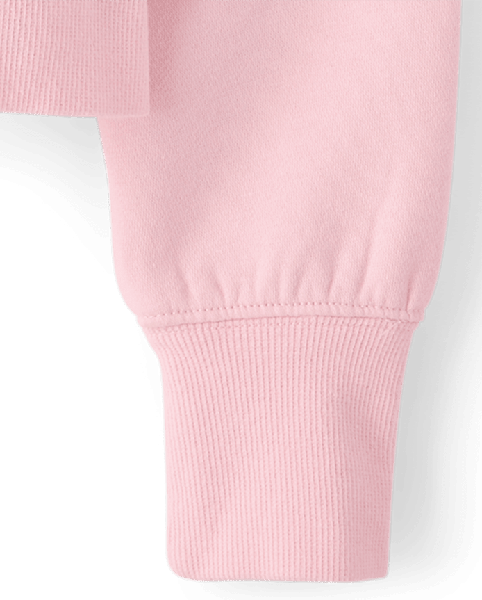 Girls Premium Fleece Zip Up Hoodie