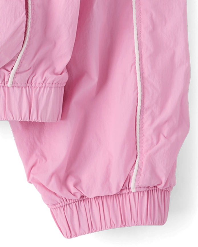 Girls Contrast Windbreaker Jacket