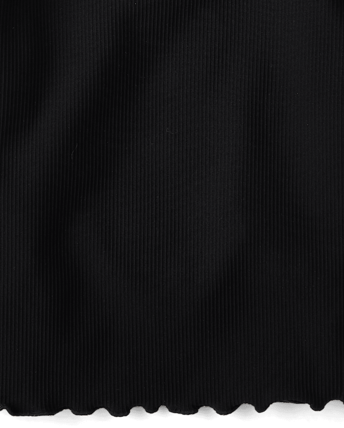 Girls Quick Dry Textured Ribbed Tee