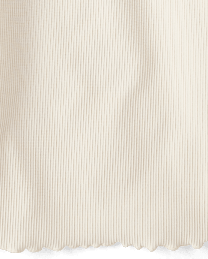 Girls Quick Dry Textured Ribbed Tee