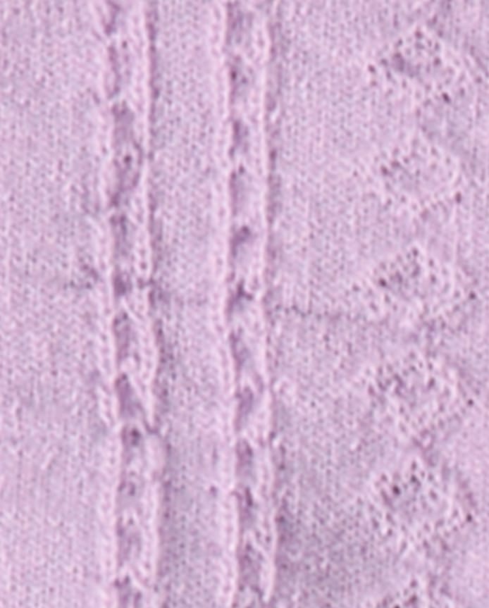 Girls Rosette Scalloped Midi Socks 6-Pack