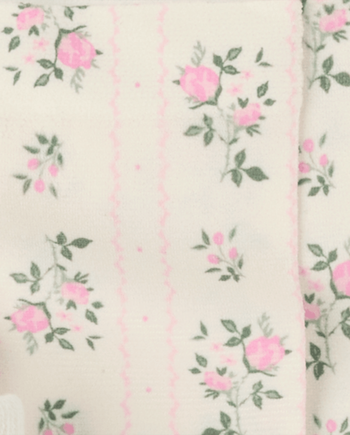 Girls 3D Floral Midi Socks 2-Pack