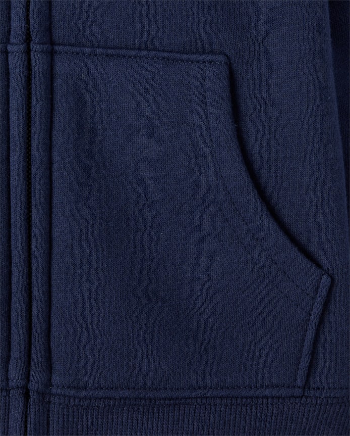 Girls Premium Fleece Zip Up Hoodie