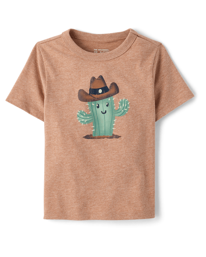 Baby And Toddler Boys Cactus Cowboy Graphic Tee