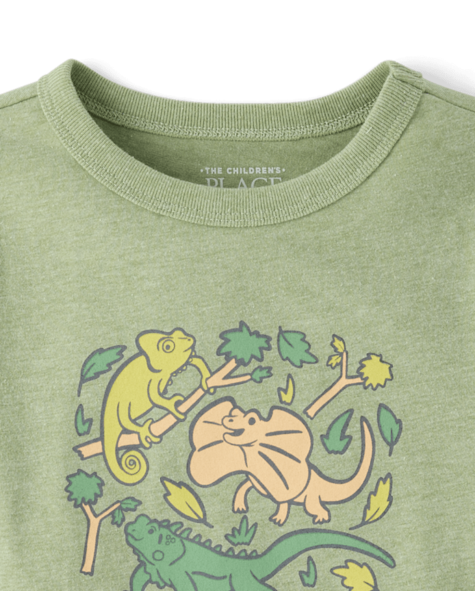 Baby And Toddler Boys Lizard Graphic Tee