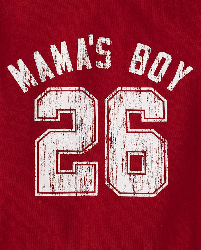 Baby And Toddler Boys Mama's Boy 26 Graphic Tee
