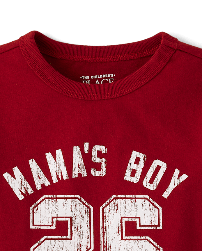 Baby And Toddler Boys Mama's Boy 26 Graphic Tee