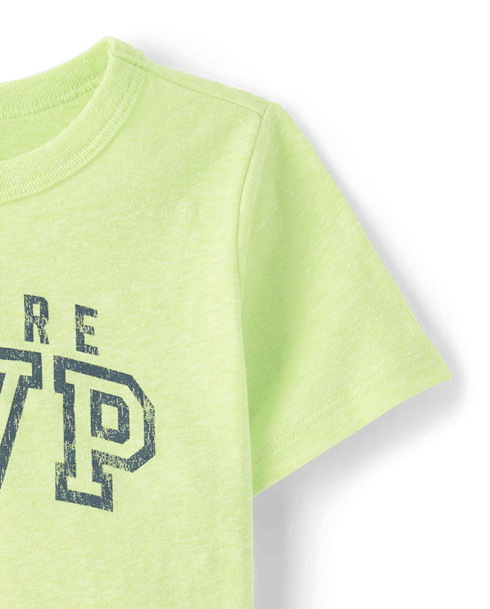 Baby And Toddler Boys Marled Future MVP Graphic Tee